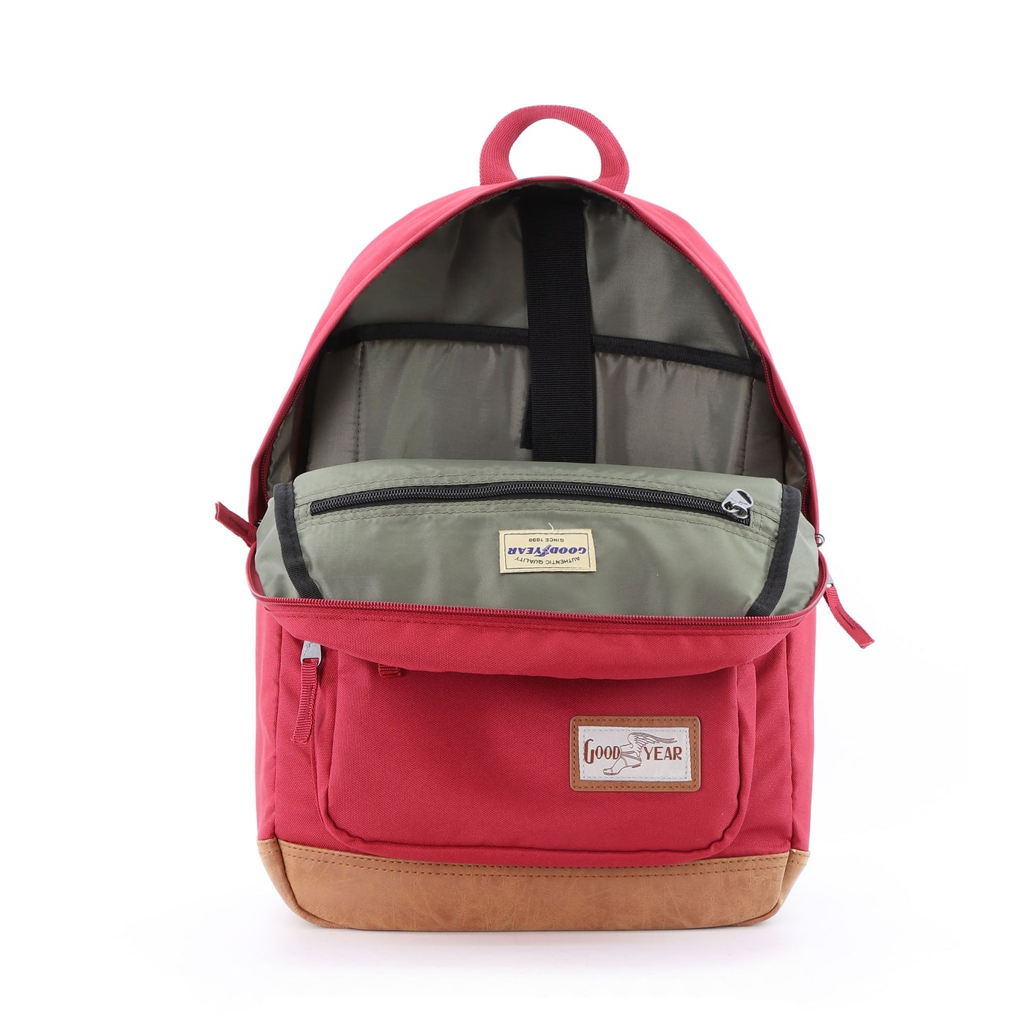 Goodyear Stalk - Binnenkant Rood rugzak | luggage4u.be