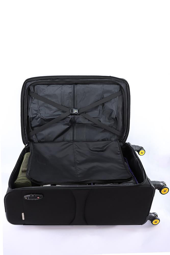National Geographic Passage - Binnenkant Zwart zacht reiskoffer | luggage4u.be