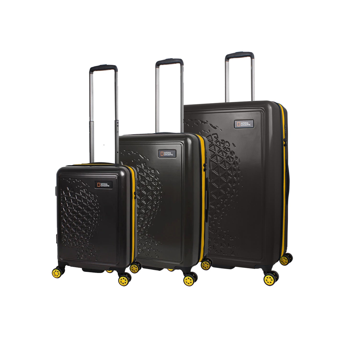 National Geographic Globe - harde reiskofferset Khaki | luggage4u.be
