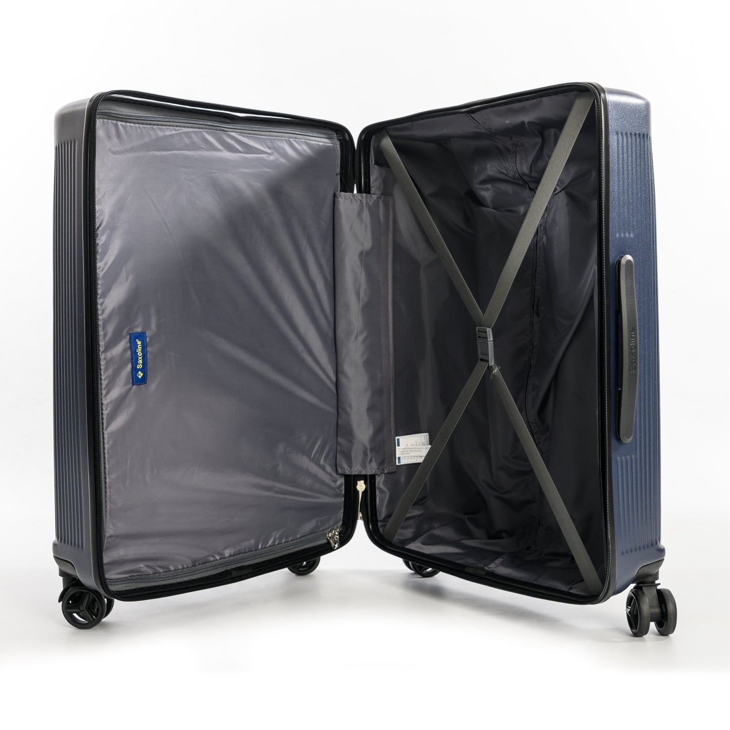 Saxoline Harde Koffer / Trolley / Reiskoffer - 76 cm (Large) - Algarve - Blauw