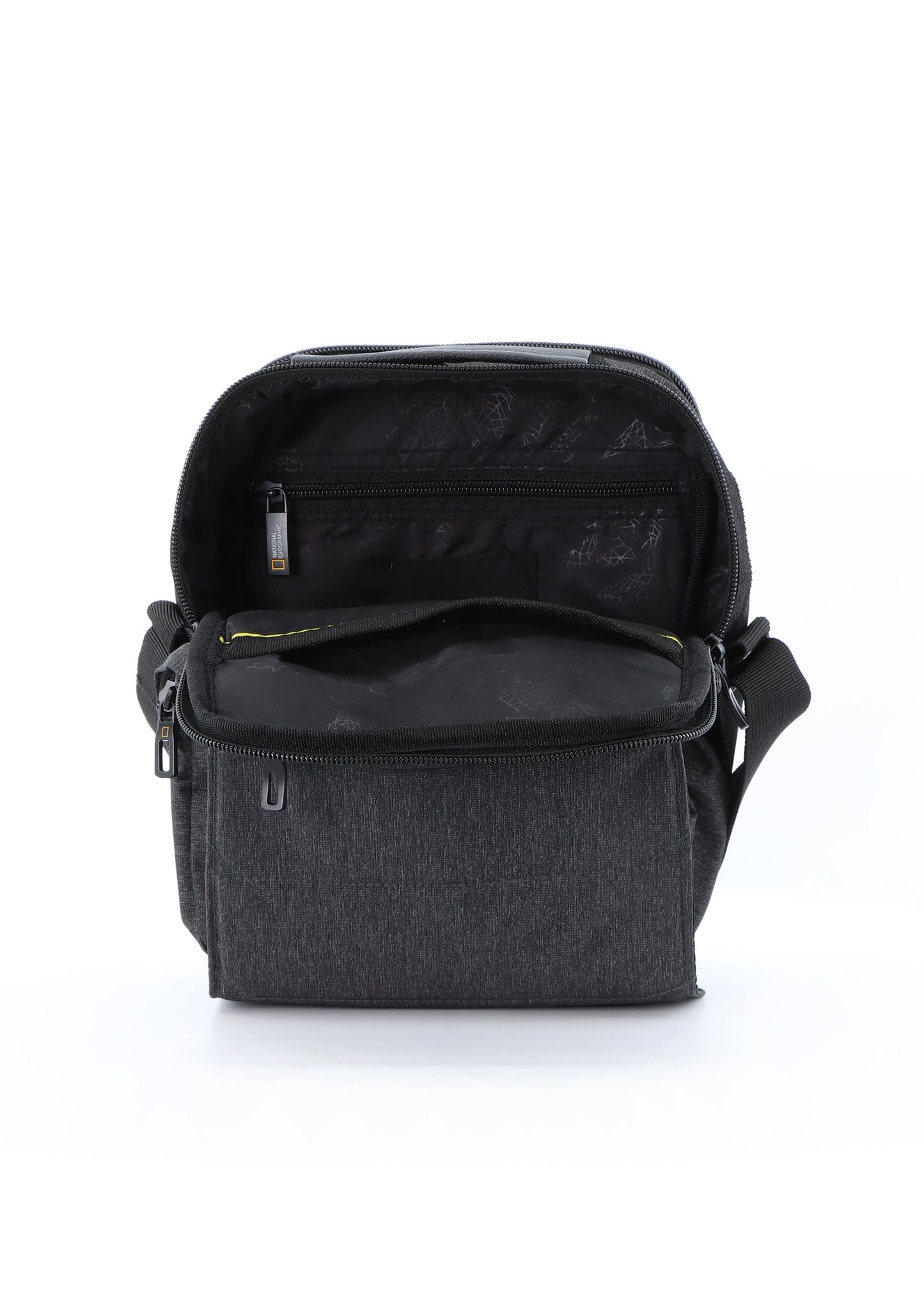 National Geographic Pro - Binnenkant 2-Tone Grijs schoudertas | luggage4u.be