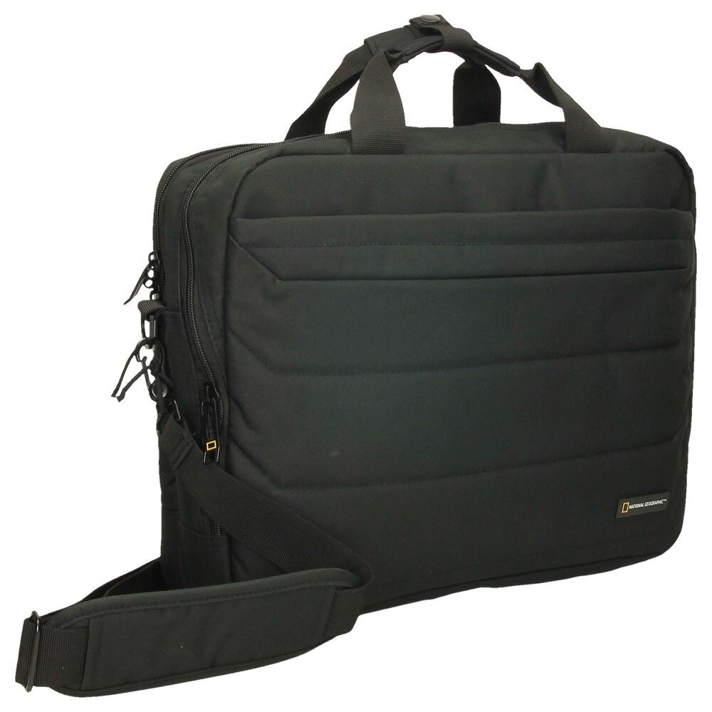 National Geographic Pro - Voorkant Zwart aktetas | luggage4u.be
