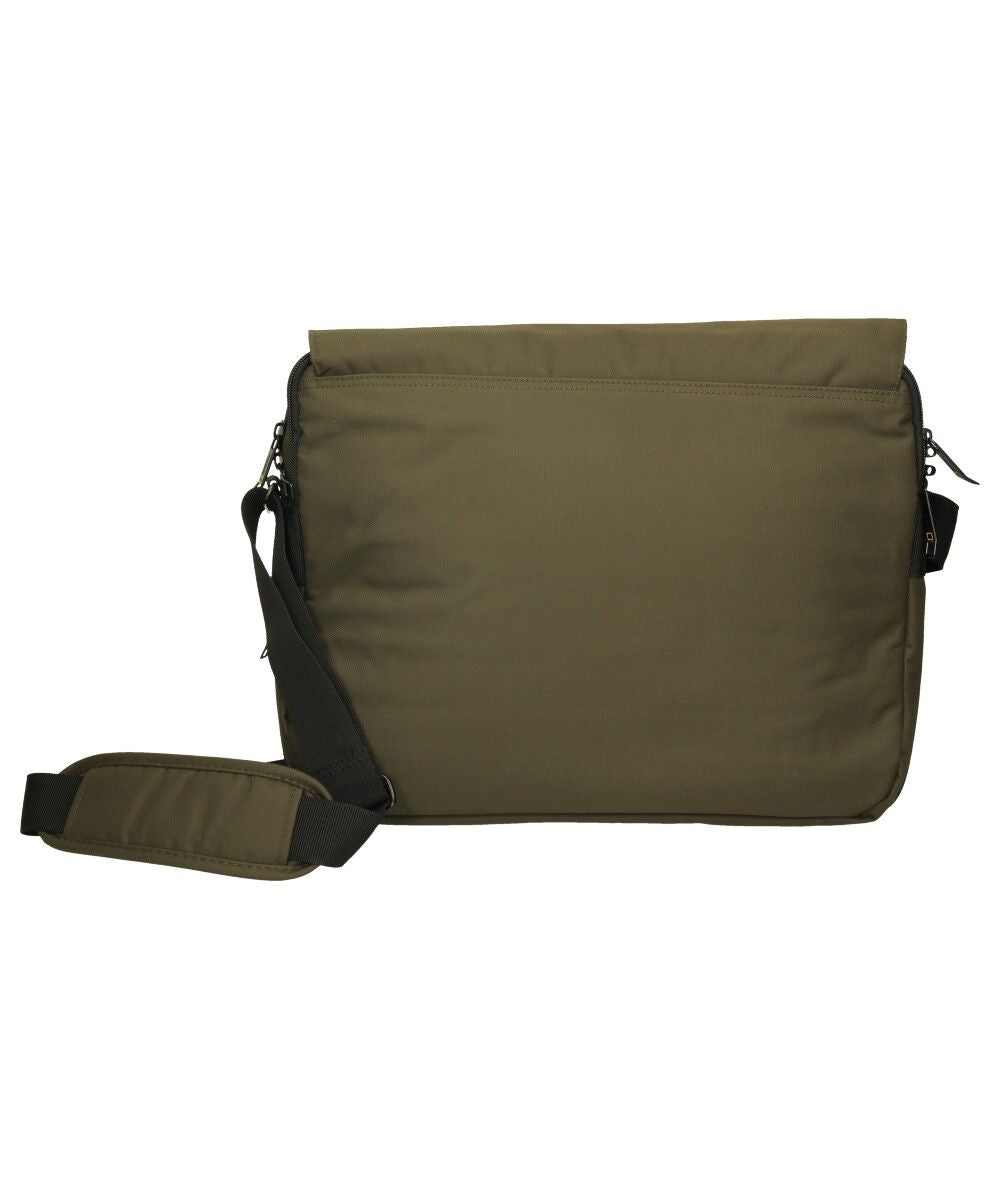 National Geographic Pro - Achterkant Khaki laptop schoudertas | luggage4u.be