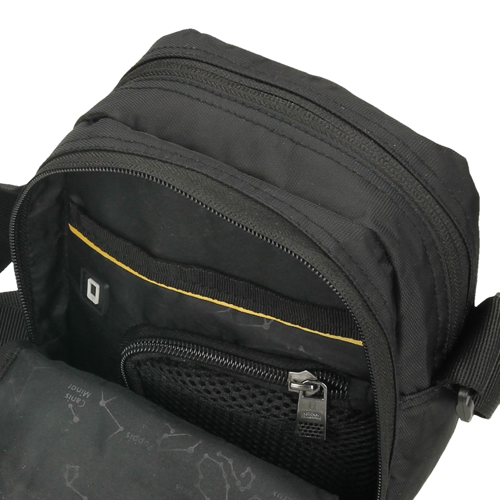 National Geographic N-Generation - Binnenkant Zwart schoudertas | luggage4u.be
