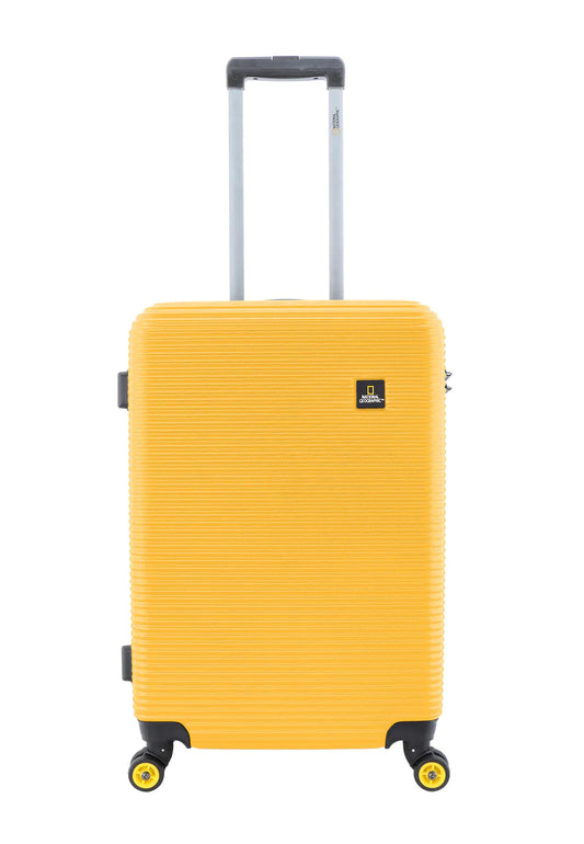 National Geographic Harde Koffer / Trolley / Reiskoffer - 67 cm (Medium) - Abroad -  Geel