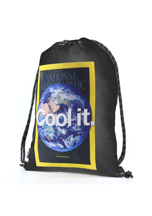 National Geographic Gymtas / Rugzakje Lichtgewicht - 0 -10 Liter - Vegan - Earth - Zwart