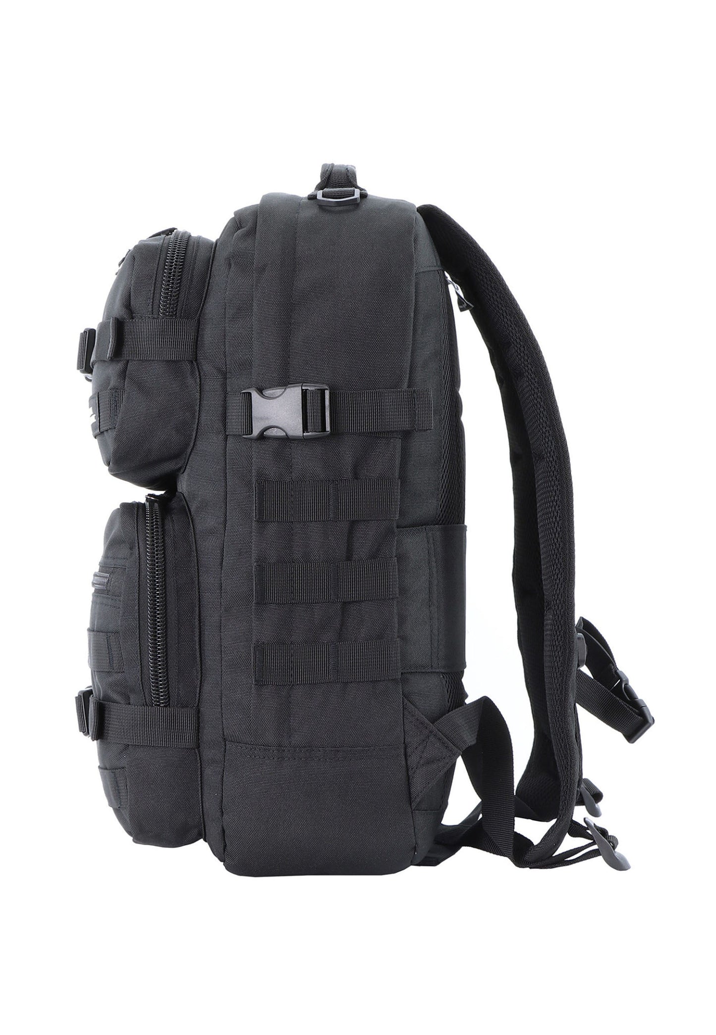 National Geographic Rocket - Zijkant Outdoor laptop Zwart rugzak | luggage4u.be