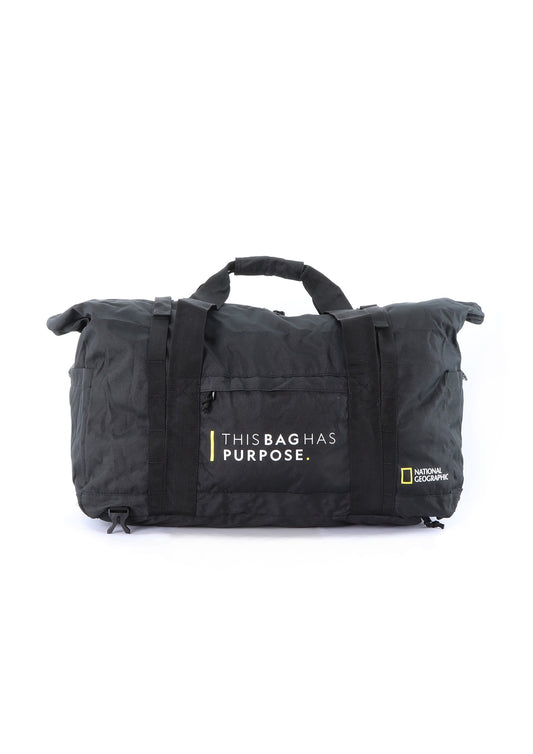 National Geographic Opvouwbare Reistas / Weekendtas / Sporttas - 29 Liter - Vegan - Pathway - Zwart i