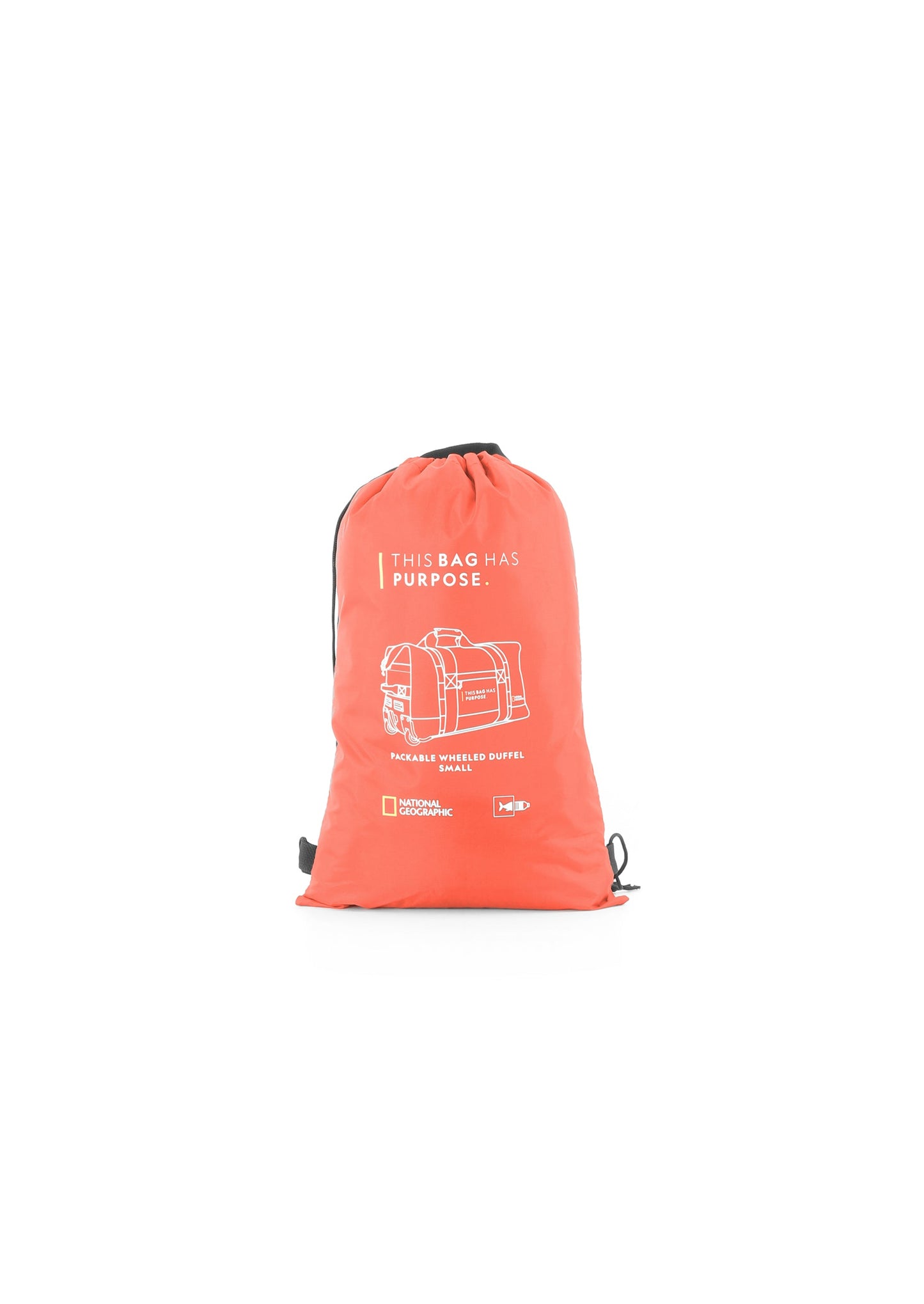 National Geographic Pathway S - Voorkant Oranje opvouw tas | luggage4u.be