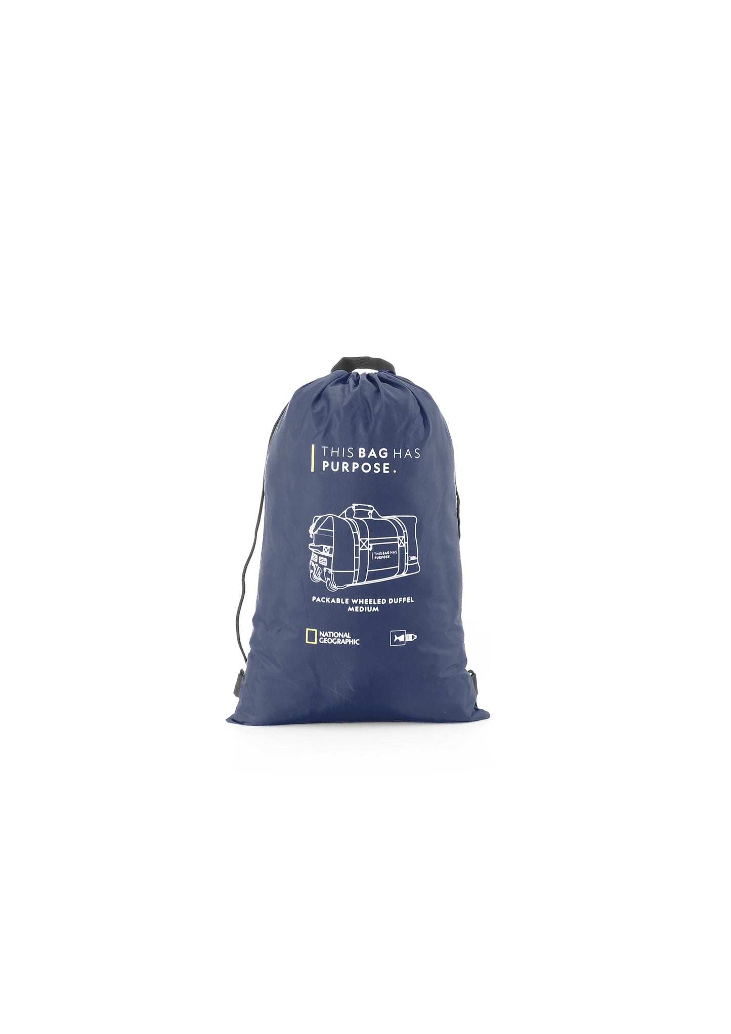 National Geographic Pathway M - Voorkant Blauw opvouw tas | luggage4u.be