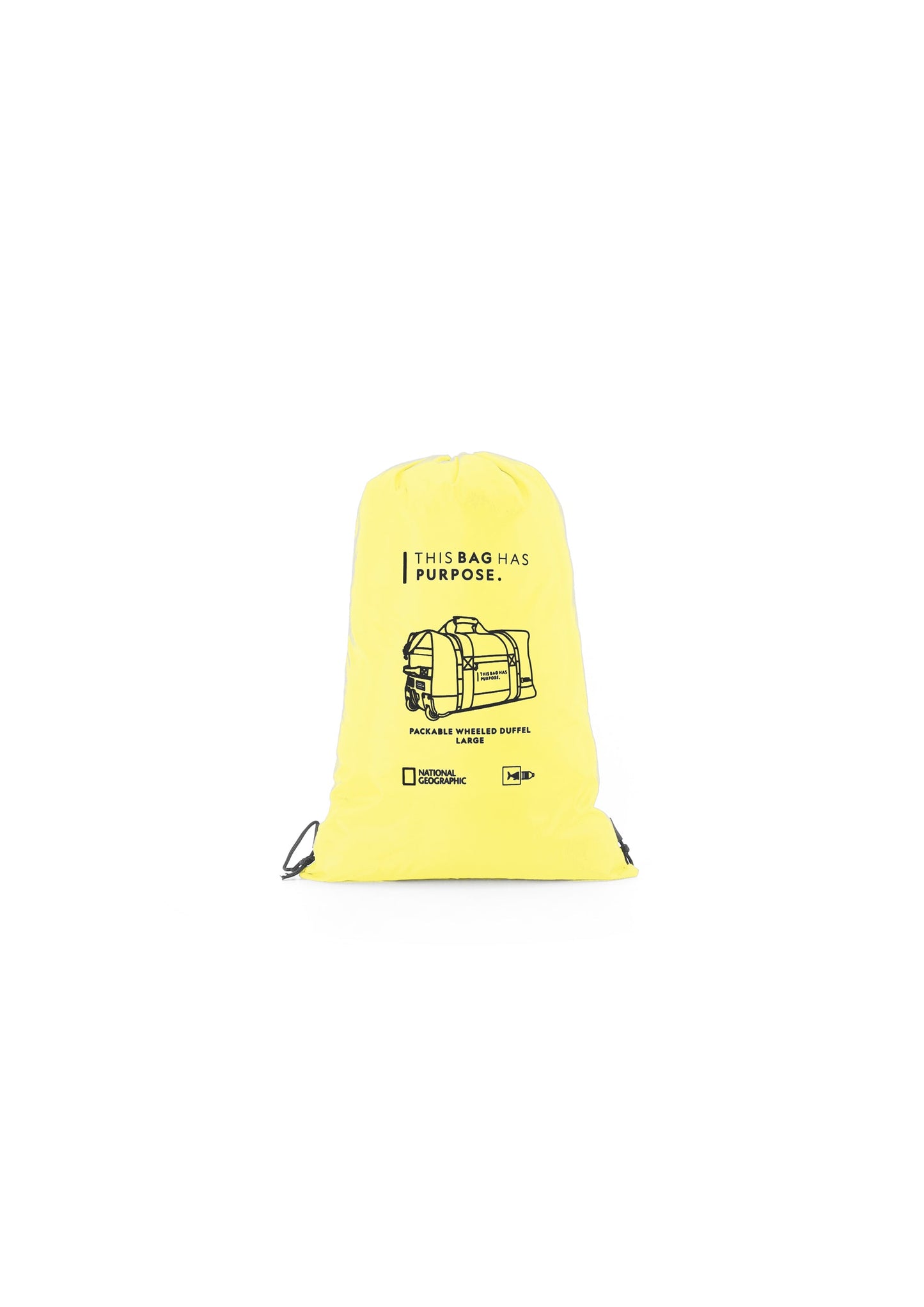 National Geographic Pathway L - Voorkant Geel opvouw tas | luggage4u.be