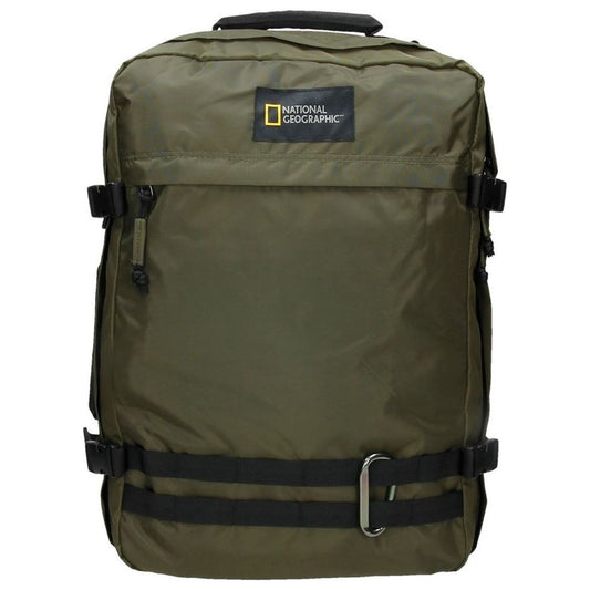 National Geographic 3 in 1 Handbagage Rugzak / Laptop Rugzak / Reistas / Weekendtas - Hybrid – 32 Liter (M) - Khaki