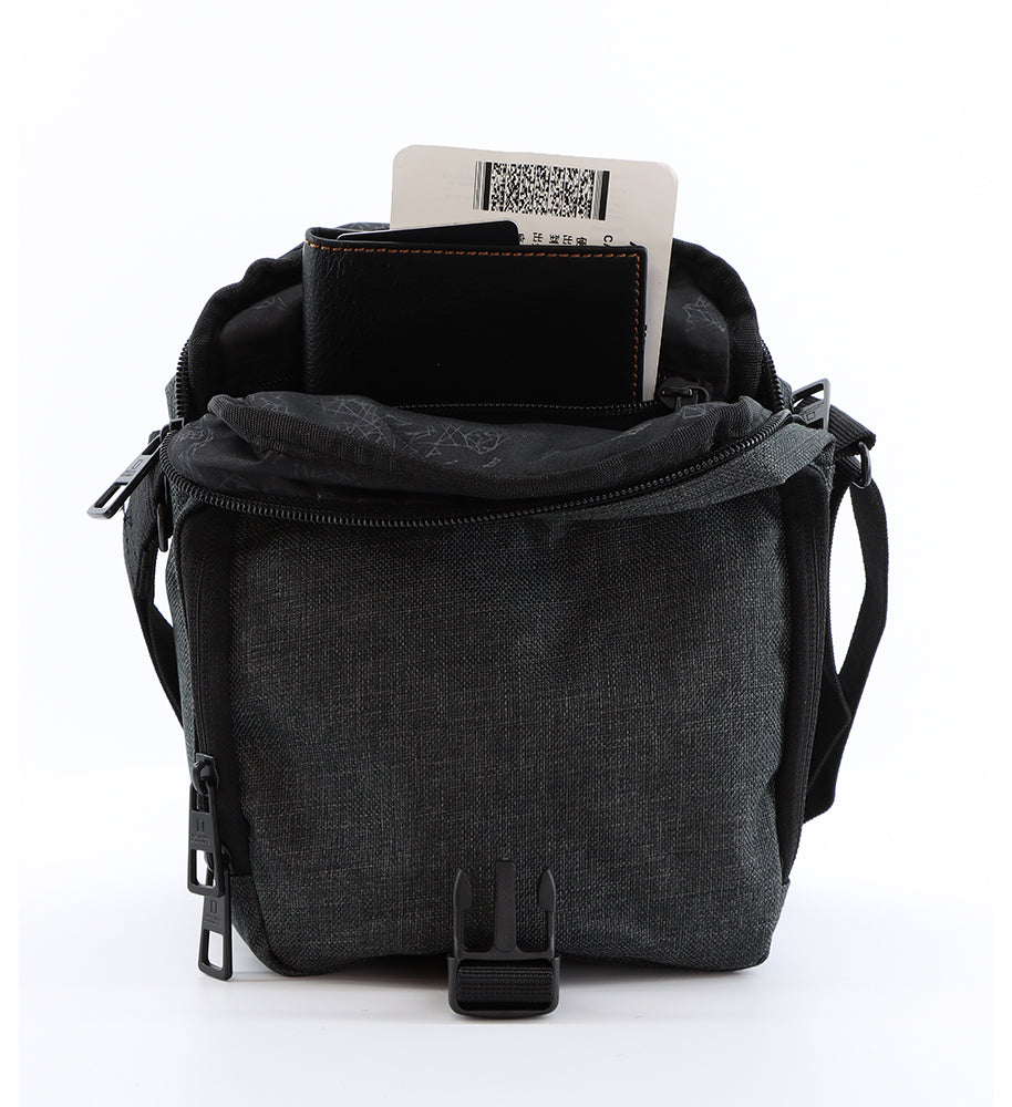 National Geographic Stream - Voorkant schoudertas met flap Antraciet | luggage4u.be