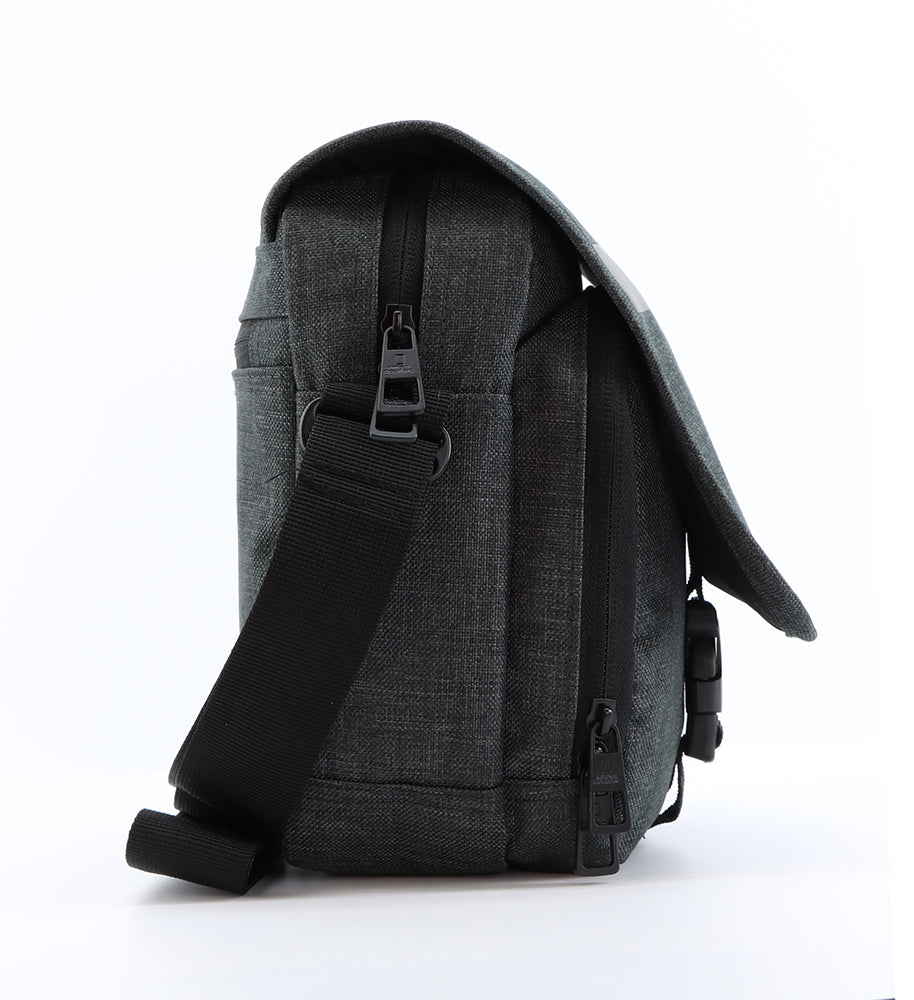 National Geographic Stream - Zijkant schoudertas met flap Antraciet | luggage4u.be