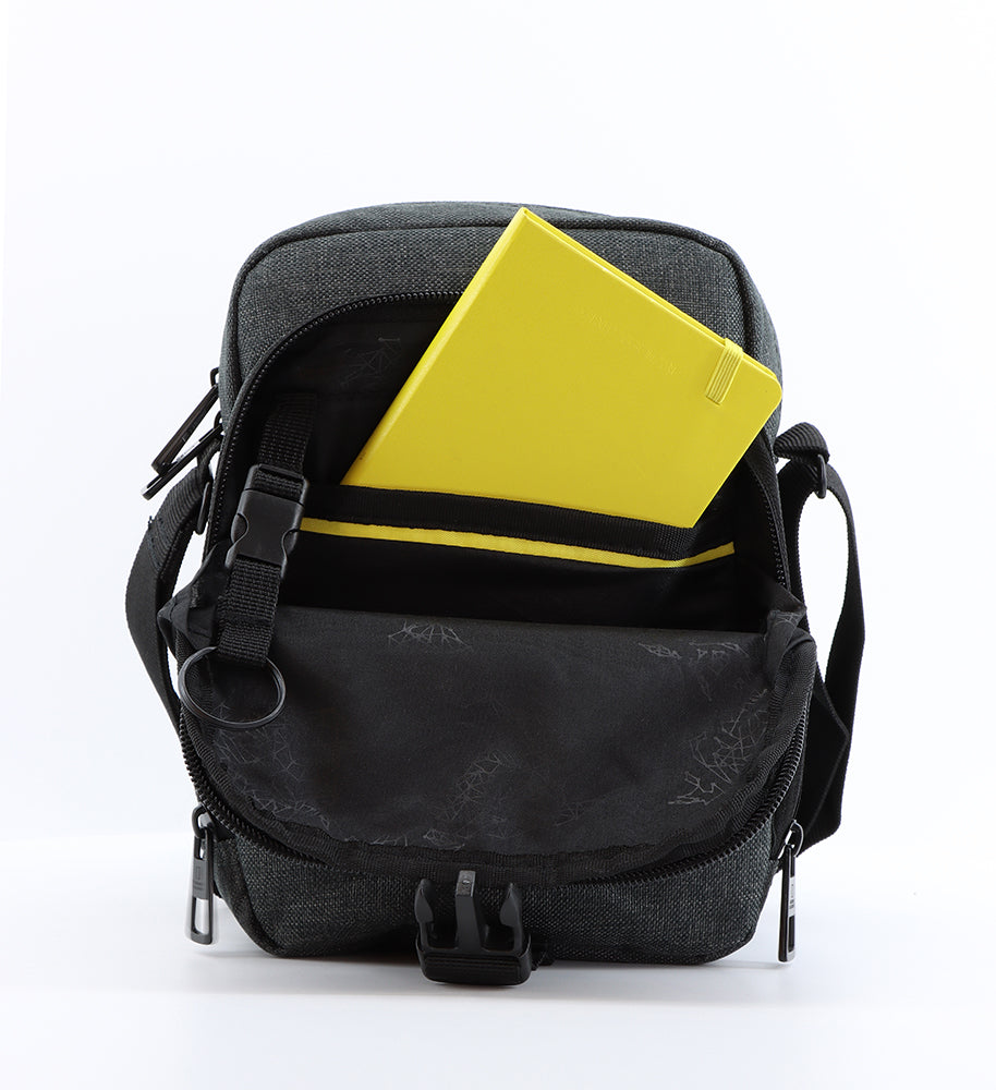 National Geographic Stream - Binnenkant schoudertas met flap Antraciet | luggage4u.be