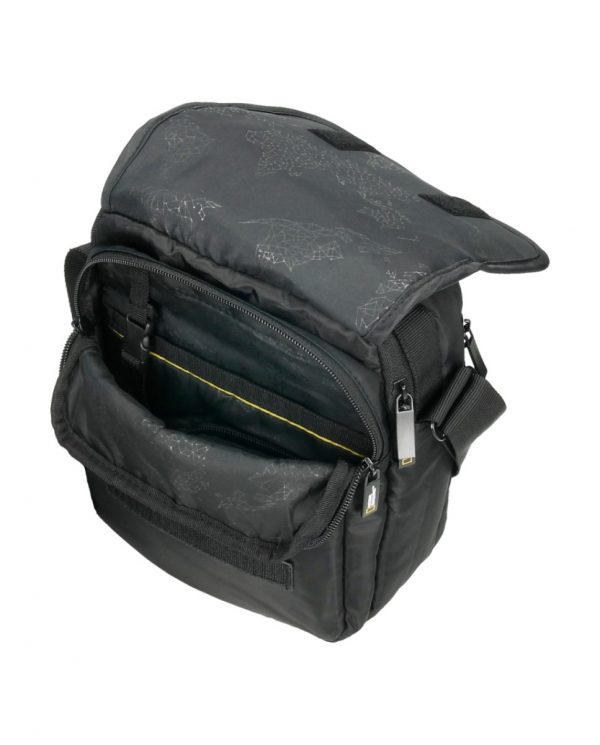 National Geographic Transform - Binnenkant Zwart RPET schoudertas | luggage4u.be