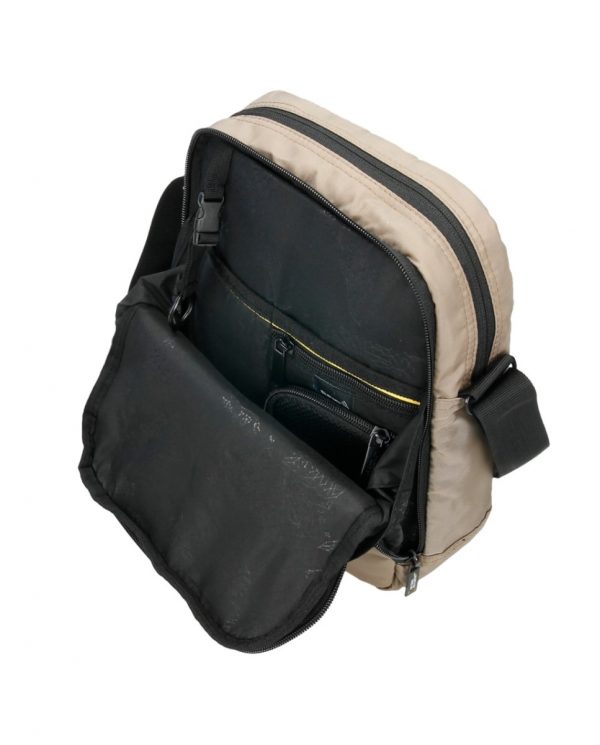 National Geographic Transform - Binnenkant Beige RPET schoudertas | luggage4u.be