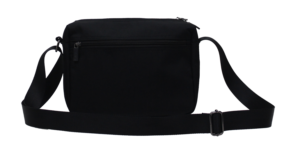 National Geographic Academy - Achterkant Zwart schoudertas | luggage4u.be