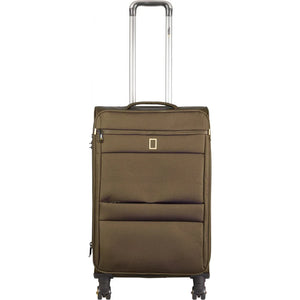 National Geographic Zachte Koffer / Trolley / Reiskoffer - 60 cm (Medium) - Passage - Khaki