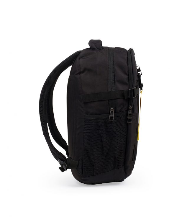 National Geographic Natural - Zijkant Zwart laptop rugzak | luggage4u.be