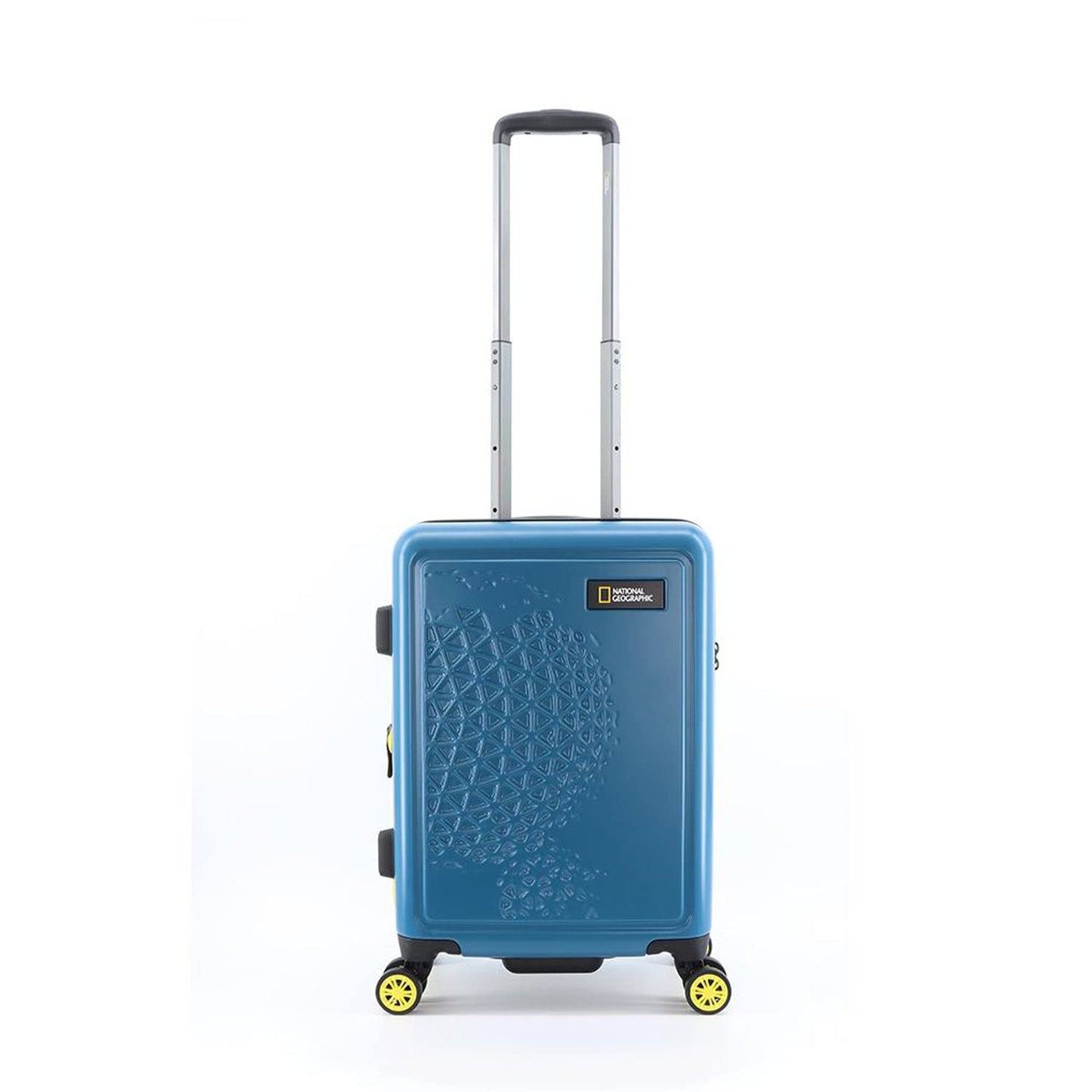 National Geographic Handbagage Harde Koffer / Trolley / Reiskoffer - 55 cm (Small) - Globe - Blauw