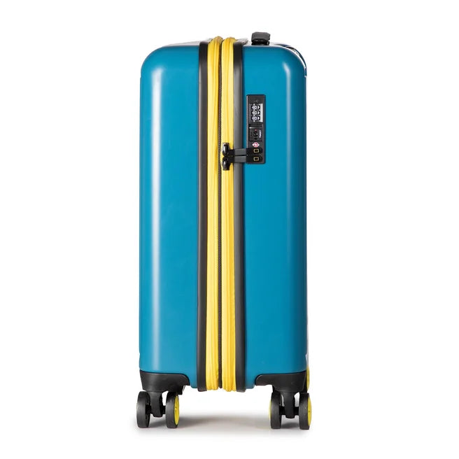 National Geographic Handbagage Harde Koffer / Trolley / Reiskoffer - 55 cm (Small) - Globe - Blauw
