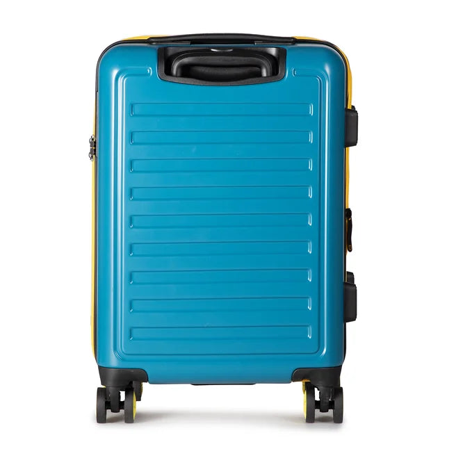 National Geographic Harde Koffer / Trolley / Reiskoffer - 67 cm (Medium) - Globe - Blauw