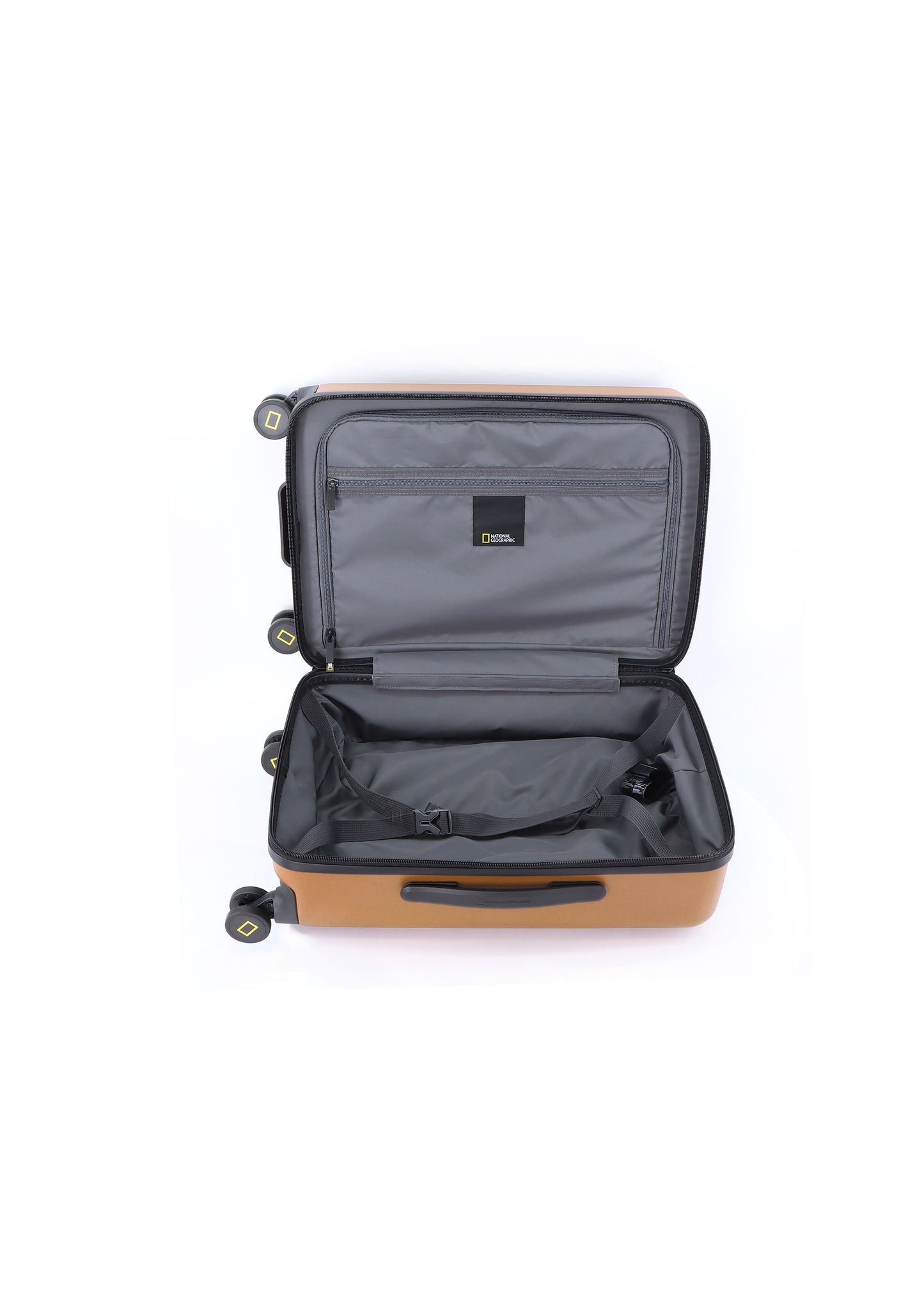 National Geographic Extensible Bagage À Main Rigide / Trolley / Valise De Voyage - 56,5 cm (Petit) - Lodge - Cuivre