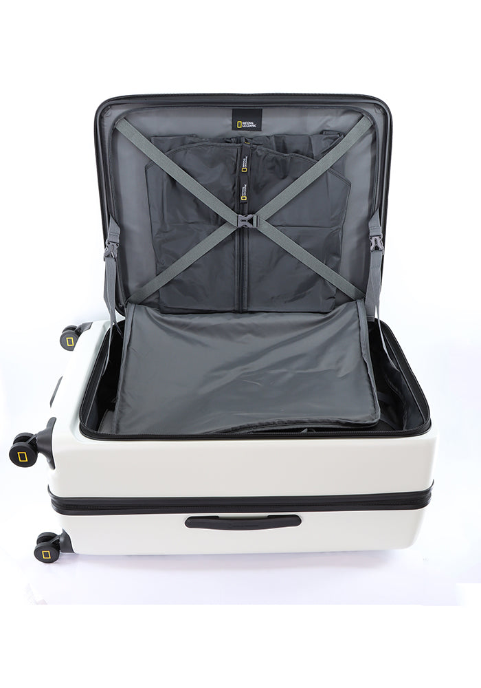 National Geographic Lodge L - Binnenkant Wit hard reiskoffer | luggage4u.be