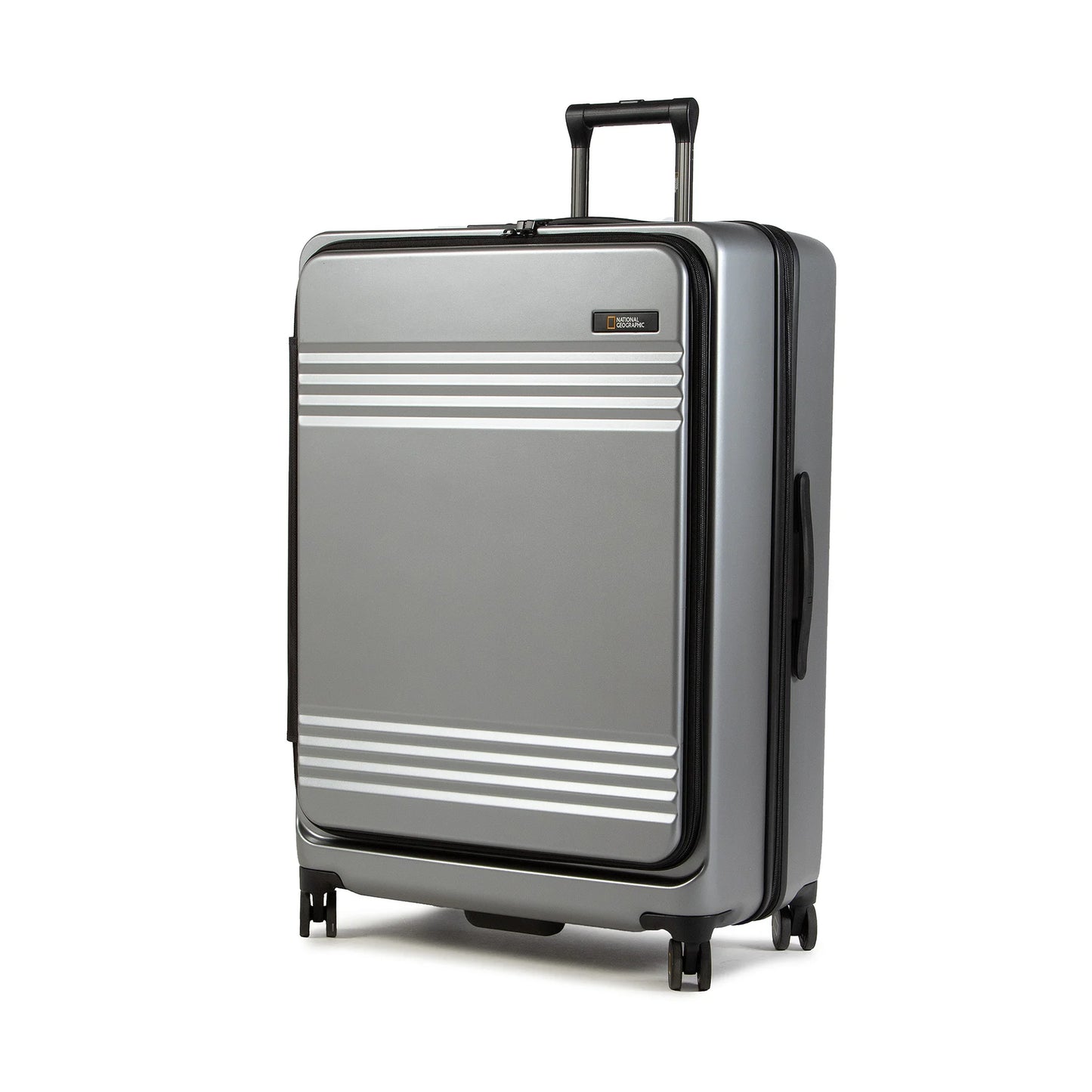 National Geographic Uitbreidbare Harde Koffer / Trolley / Reiskoffer - 79 cm (Extra-Large) - Lodge - Zilver