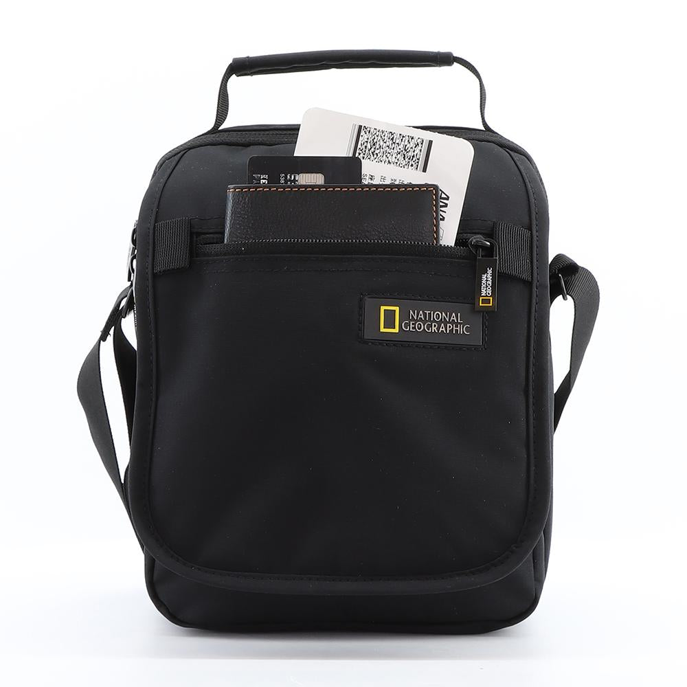 National Geographic Mutation - Voorkant Zwart schoudertas | luggage4u.be