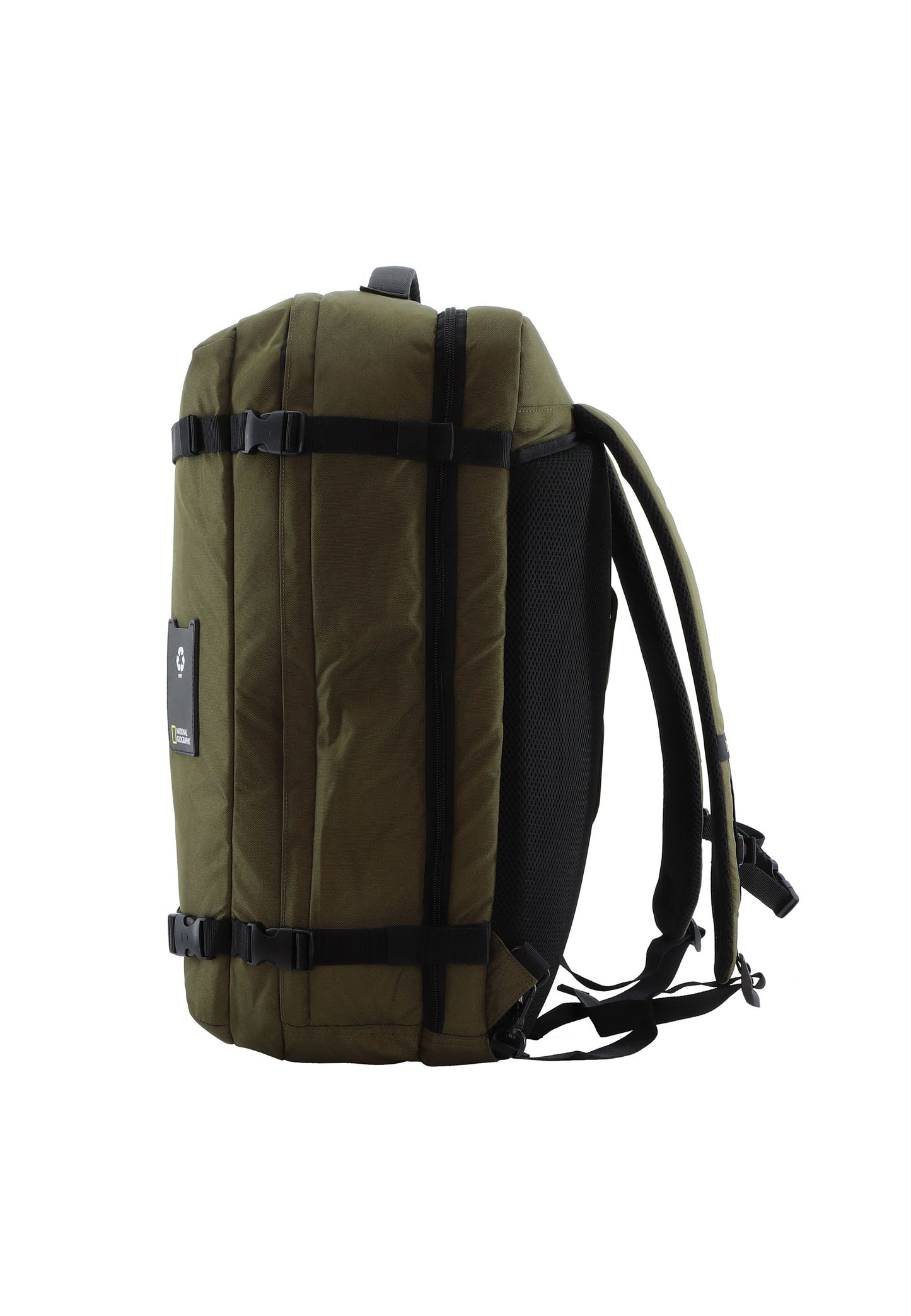 National Geographic Ocean - Zijkant Khaki rugzak | luggage4u.be
