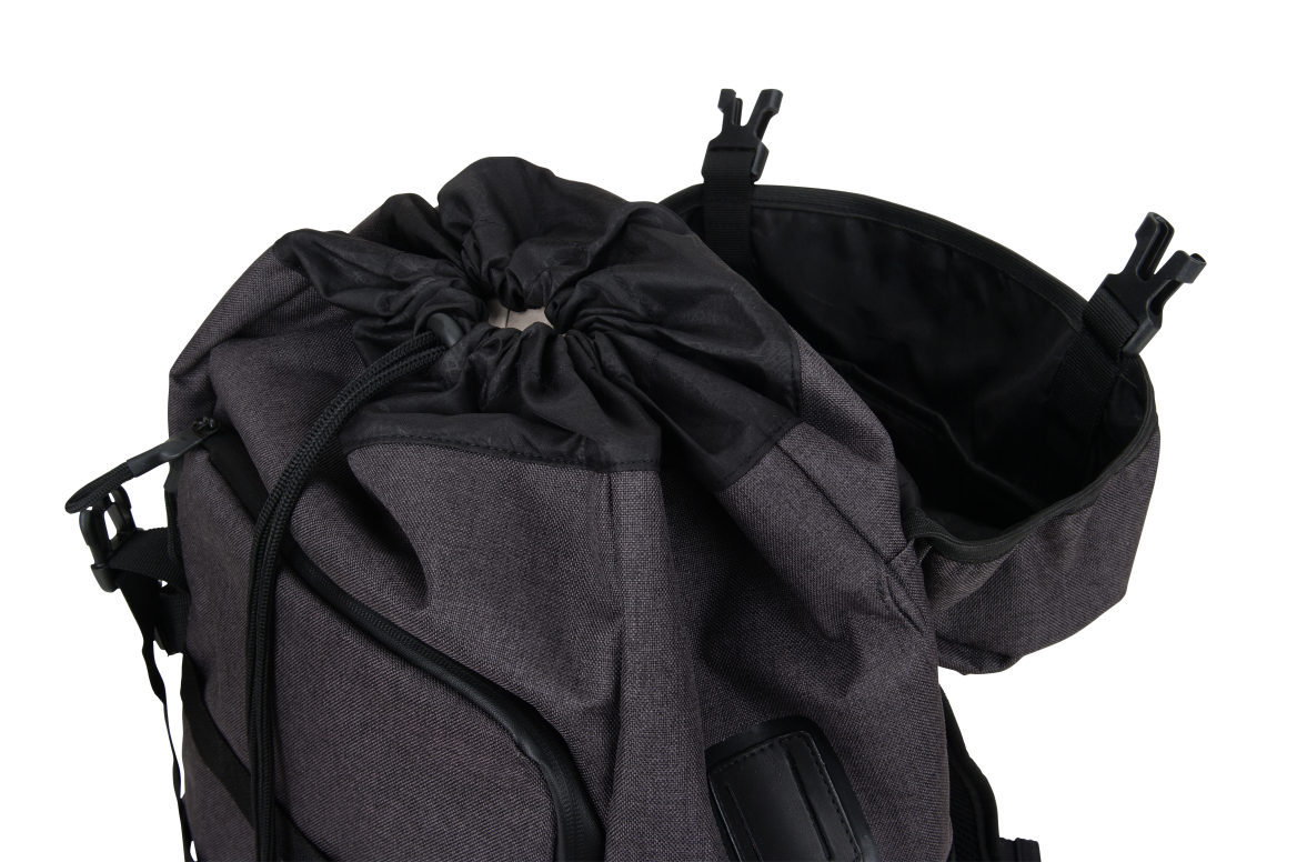 National Geographic Expedition - Bovenkant Outdoor rugzak Zwart | luggage4u.be