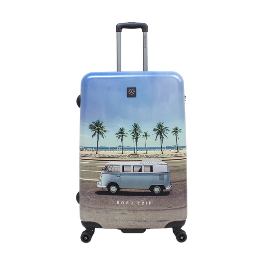 Volkswagen Bedrukt Harde Koffer / Trolley / Reiskoffer - 78 cm (Large) - Roadtrip Print