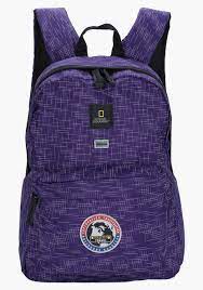 National Geographic Explorer - Voorkant Paars rugzak | luggage4u.be