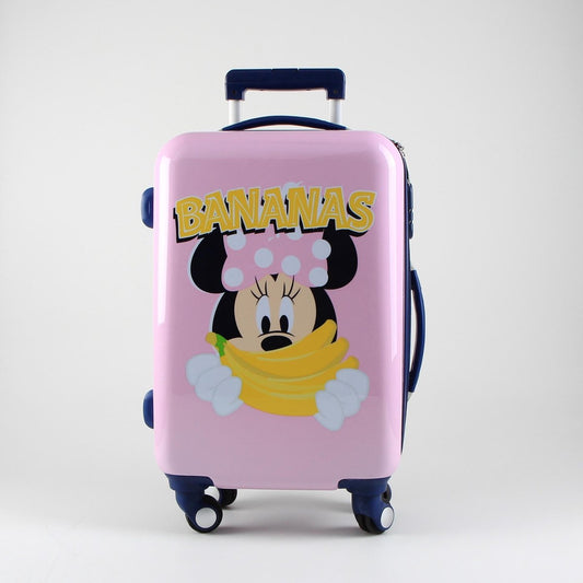 Disney Kinderkoffer Handbagage / Kindertrolley / Kinderreiskoffer - 55 cm (Small) - Minnie Bananas Junior - Roze