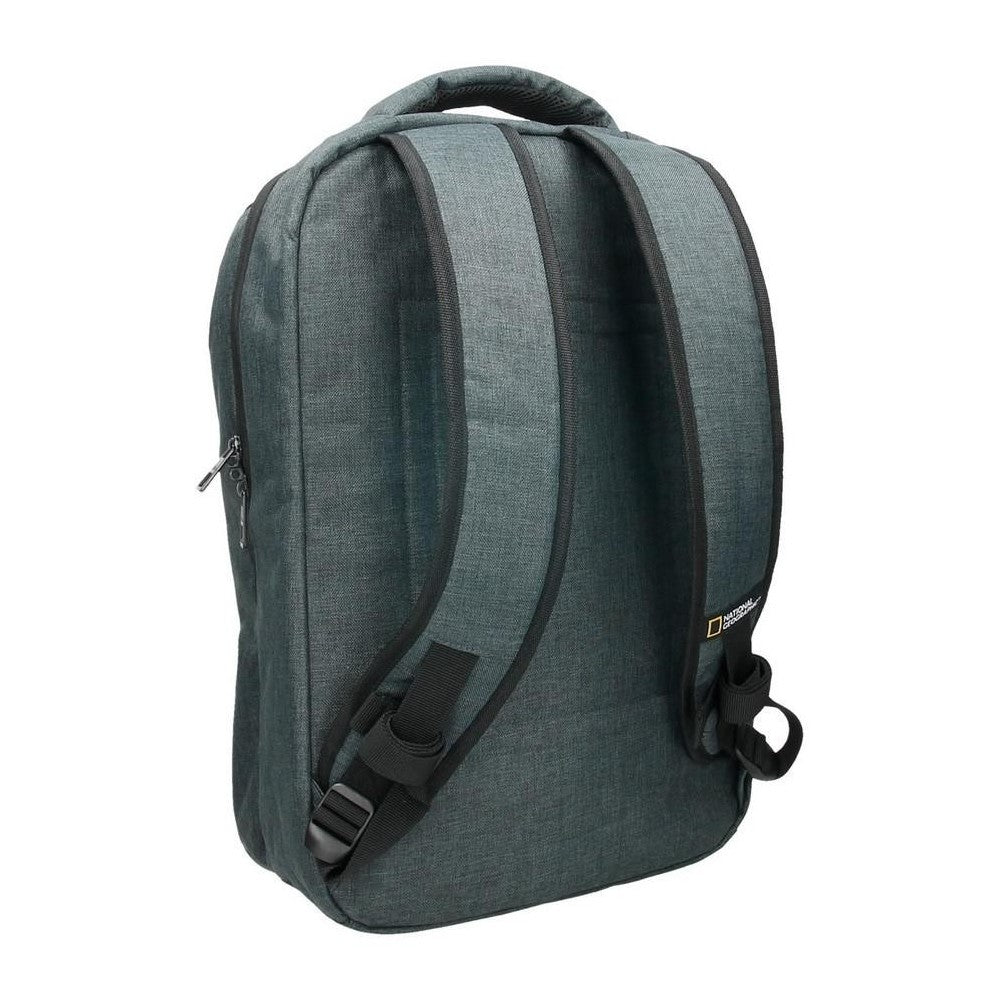 National Geographic Stream - Achterkant laptop rugzak Antraciet | luggage4u.be
