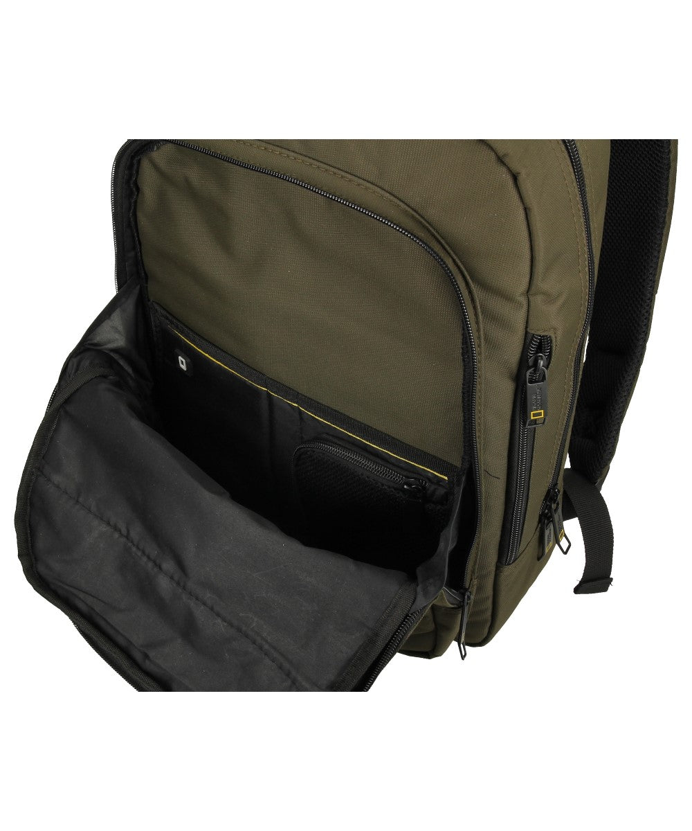 National Geographic Pro - Binnenkant Khaki laptop rugzak | luggage4u.be