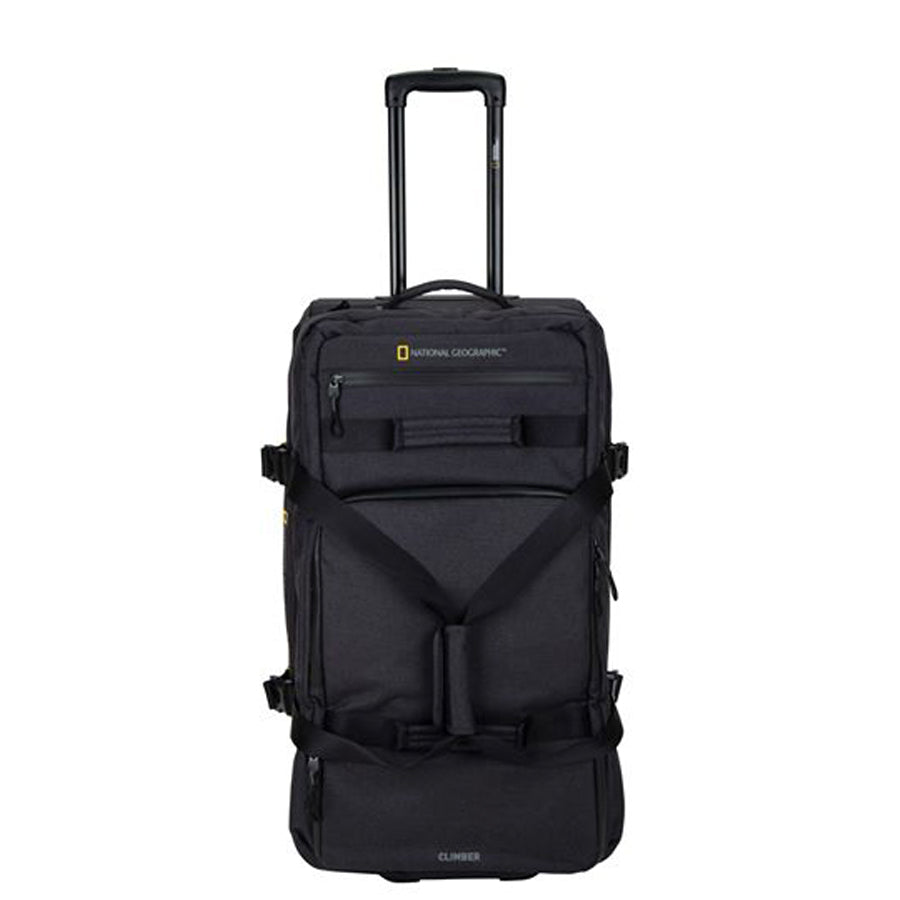 National Geographic Expedition - Voorkant Outdoor dubbeldekker wieltas Zwart | luggage4u.be