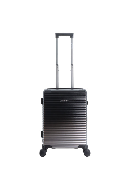 Saxaoline Blue Elite Bagage à main Valise rigide / Chariot / Valise de voyage - (Petit) Noir