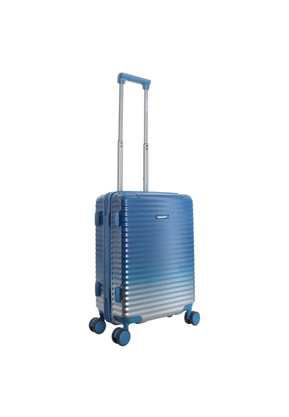 Bleu Saxaoline - Élite | Valise rigide bagage à main / Trolley / Valise de voyage - (Petit) Bleu