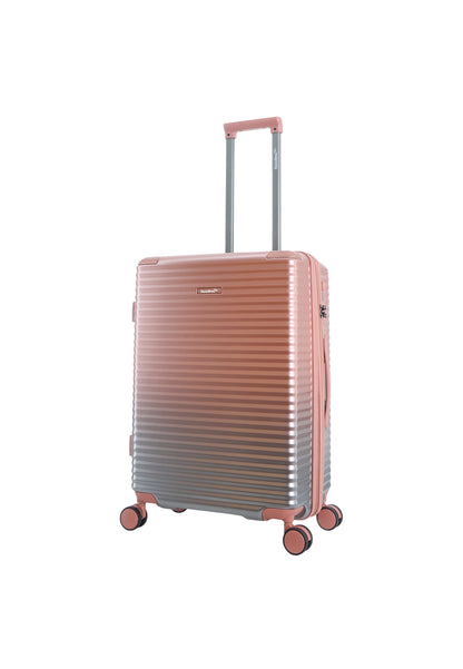 Valise rigide / Trolley / Valise de voyage Saxaoline Blue Elite - (Moyen) Rose