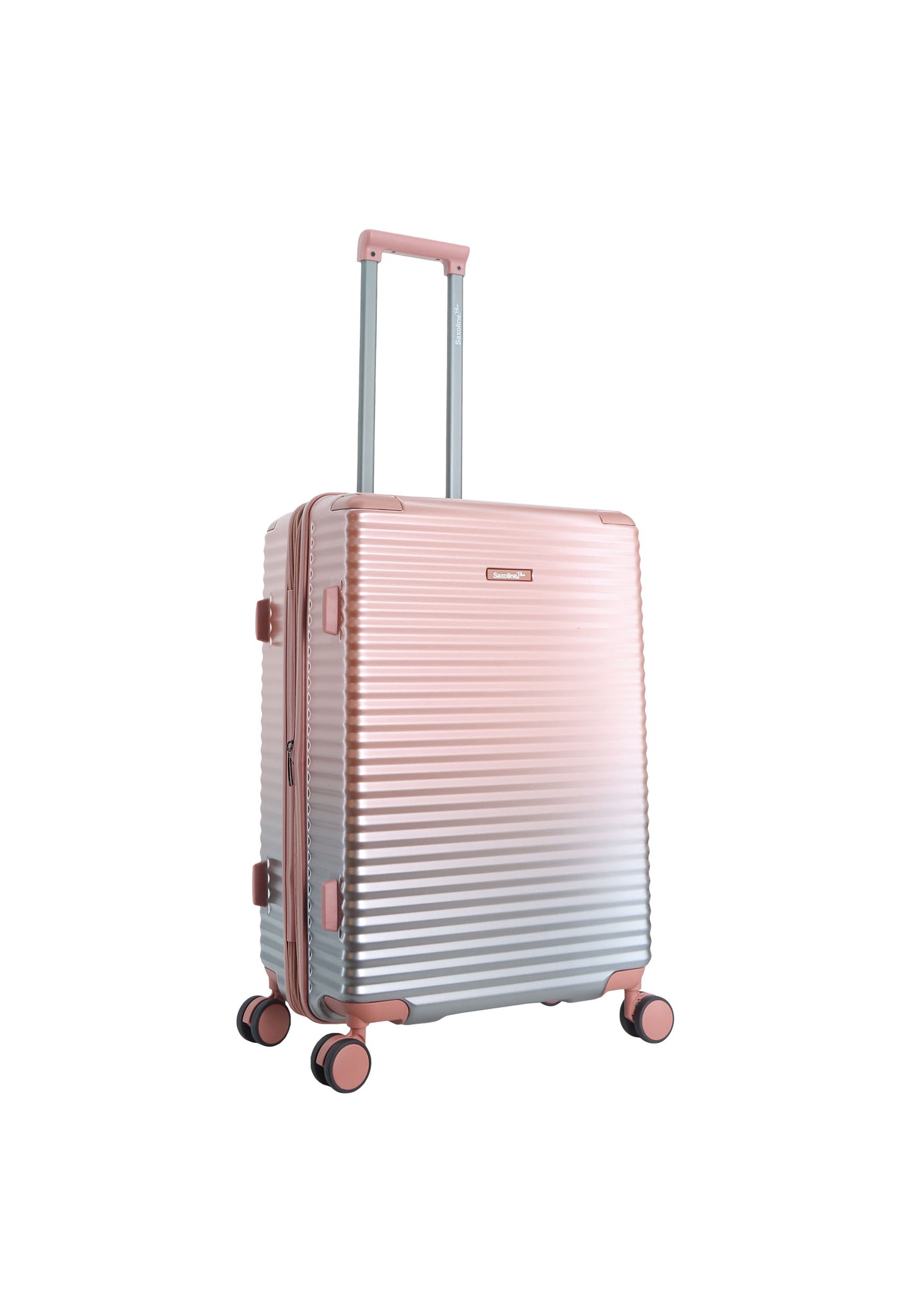 Valise rigide / Trolley / Valise de voyage Saxaoline Blue Elite - (Moyen) Rose