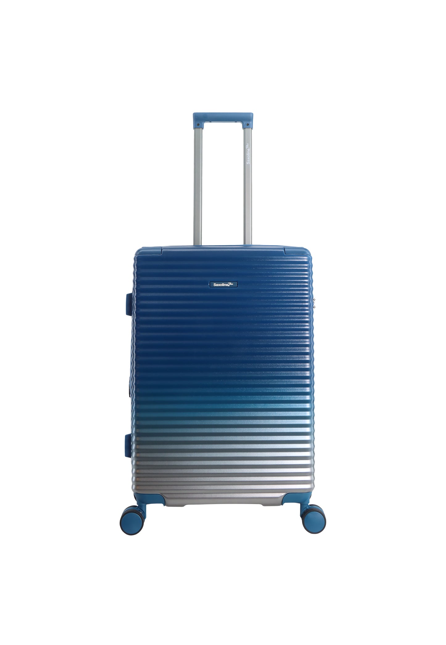 Bleu Saxaoline - Élite | Valise rigide / Trolley / Valise de voyage - (Moyen) Bleu