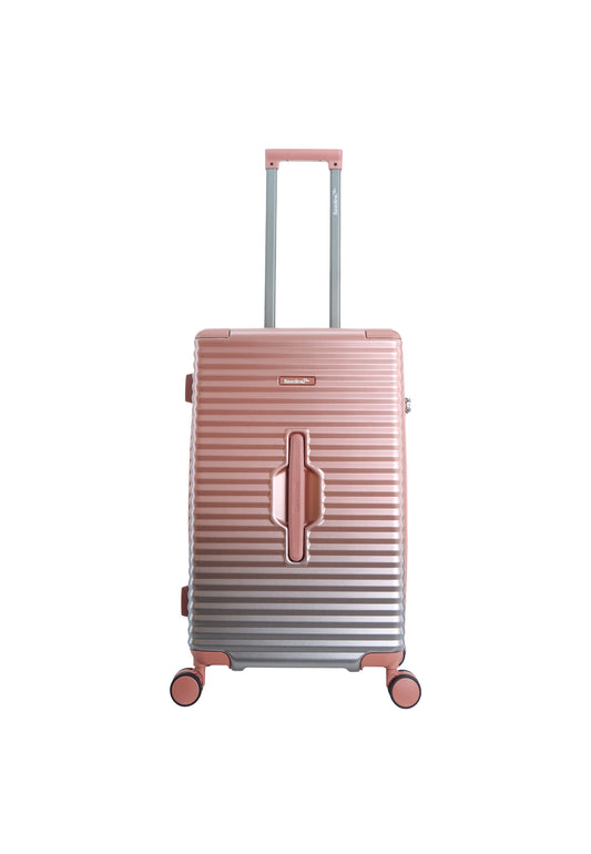 Saxaoline Blue Elite Trunk étui rigide / Chariot / Étui de voyage - (Moyen) Rose