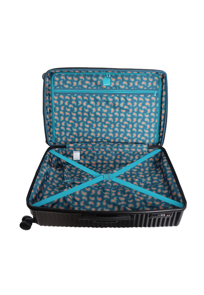 Saxoline Blue - Elite | Harde koffer set / Trolley set / Reiskoffer set - (S/M/L) Zwart