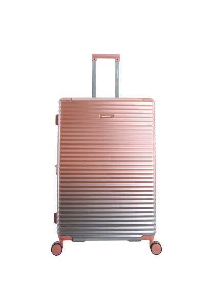 Bleu Saxoline - Élite | Valise rigide / Trolley / Valise de voyage - (Grande) Rose