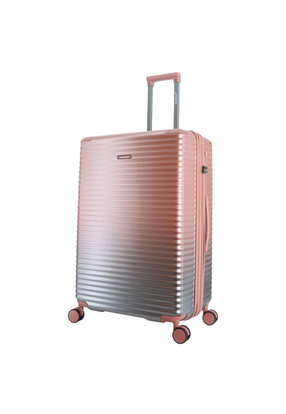 Bleu Saxoline - Élite | Valise rigide / Trolley / Valise de voyage - (Grande) Rose