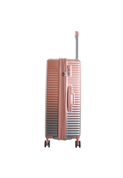 Bleu Saxoline - Élite | Valise rigide / Trolley / Valise de voyage - (Grande) Rose