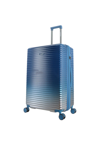 Bleu Saxoline - Élite | Valise rigide / Trolley / Valise de voyage - (Grande) Bleu